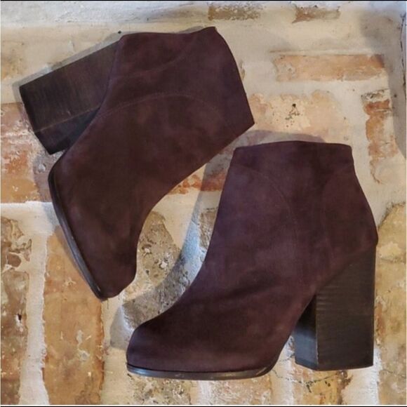 Jeffrey Campbell Hanger Brown Leather Ankle Boots size 7 - Picture 5 of 11